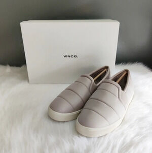 *NIB* Vince Blair Quilted Slip On in Cobblestone
